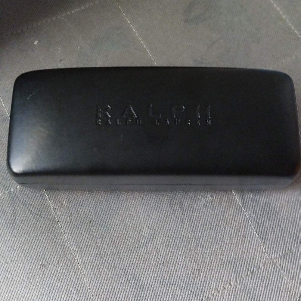 Black RALPH Ralph Lauren glasses case